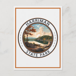 Postal Insignia del Parque Estatal Harriman Nueva York