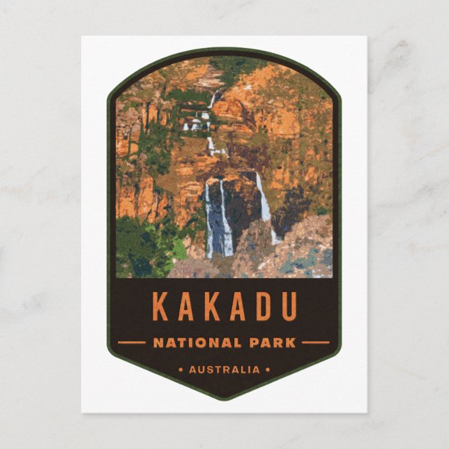 Postal Insignia del Parque Nacional de Kakadu (Anverso)