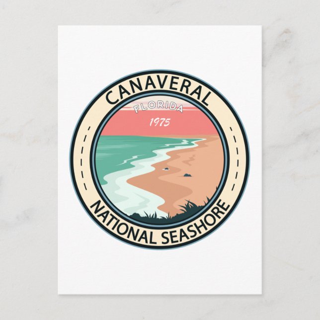 Postal Insignia nacional canaveral de Florida (Anverso)
