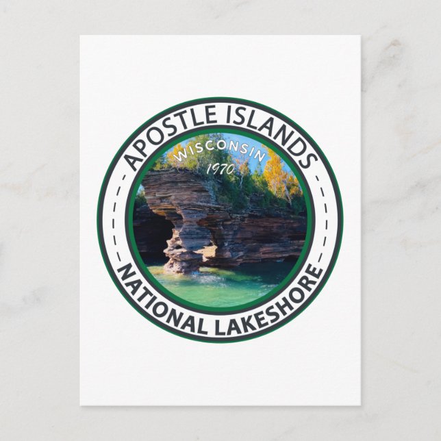 Postal Insignia nacional de las islas Apóstol Lakeshore W (Anverso)