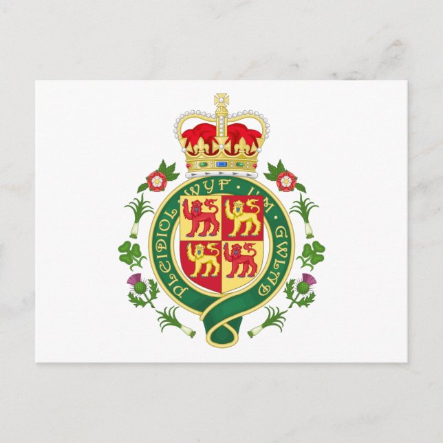 Postal Insignia real de Gales (Anverso)