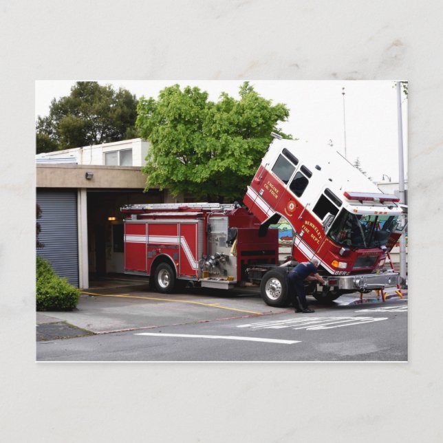 Postal Inspección de camiones (Anverso)