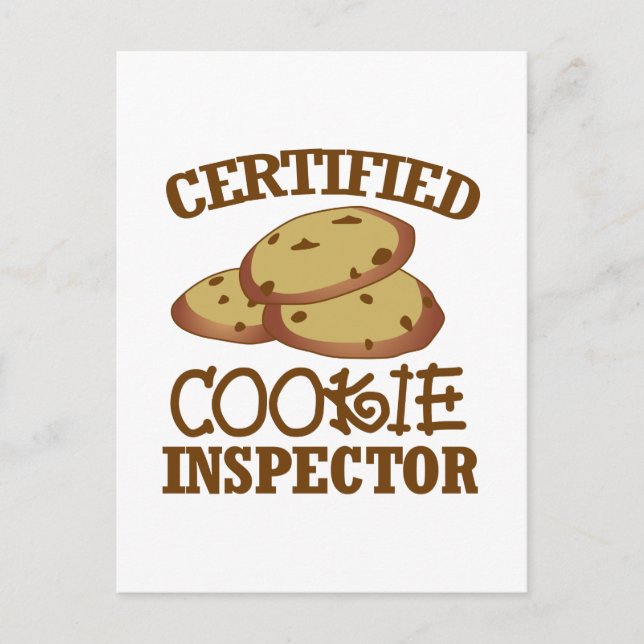 Postal Inspector de cookies certificado (Anverso)