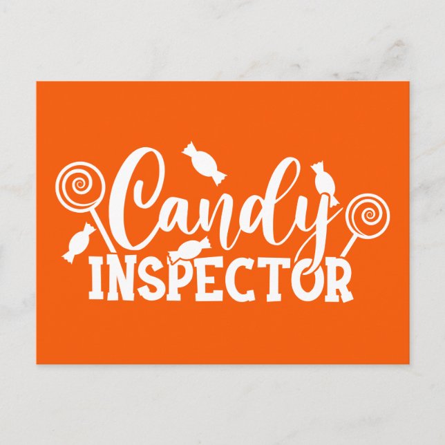 Postal Inspector de velas de Halloween (Anverso)