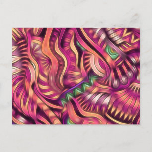 Postal Inspiración azteca