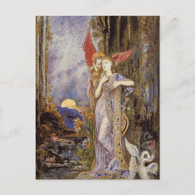 Postal Inspiración de Gustave Moreau (Anverso)