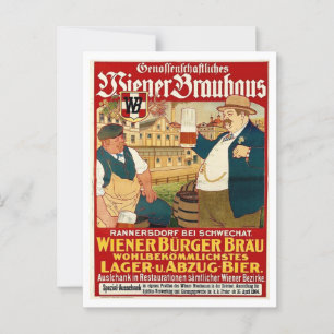 Postal Inspiración de la Casa de Cerveza Alemana