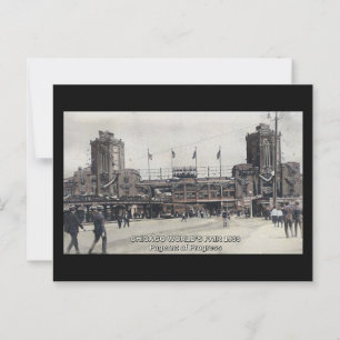 Postal Inspiración de la época de la Feria Mundial de Chi