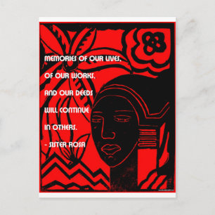 Postal Inspiración de la hermana Rosa