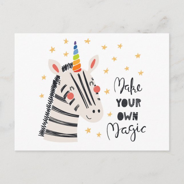 Postal Inspiración de maíz zebri (Anverso)