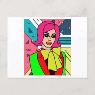 Postal Inspiración de Reina de arrastrar orgullosa