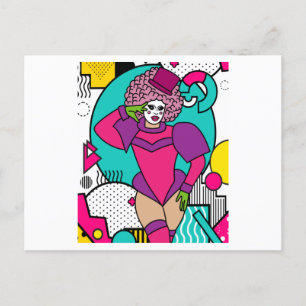 Postal Inspiración de Reina de arrastrar orgullosa