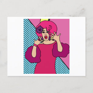 Postal Inspiración de Reina de arrastrar orgullosa