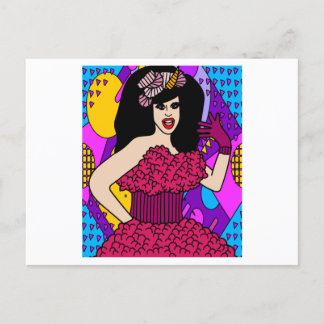 Postal Inspiración de Reina de arrastrar orgullosa