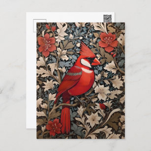 Postal Inspiración del cardenal del norte: el pájaro Will