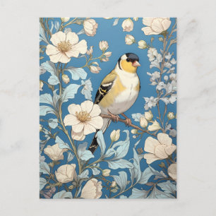 Postal Inspiración del estadounidense Goldfinch William M