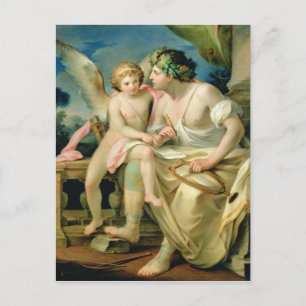 Postal Inspiración del poeta, 1785