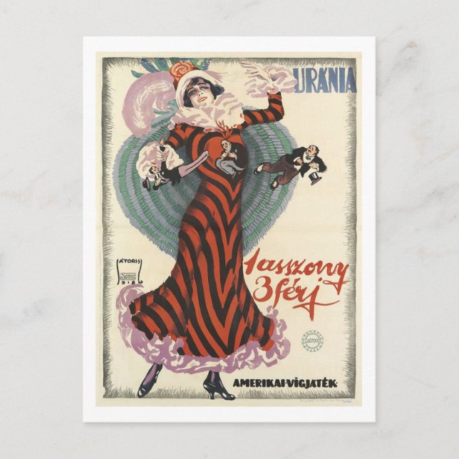 Postal Inspiración del teatro de comedia de principios de (Anverso)