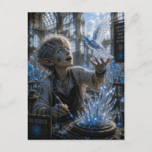Postal Inspiración / Escultor de Vidrio / Taller de Crist