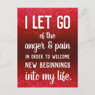 Postal Inspiración positiva de administración de ira de c