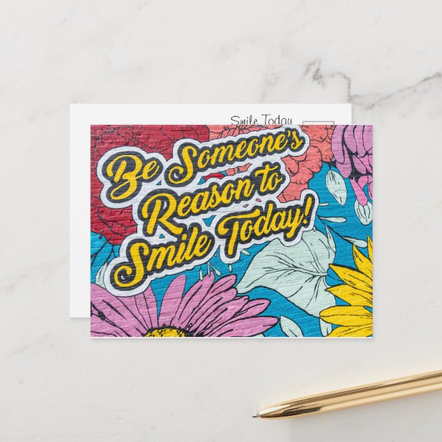 Postal Inspiracional Positivo (Anverso/Reverso In Situ)