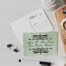 Postal Inspirador Danos hoy nuestro pan diario