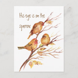 Postal Inspirador Su Ojo está en el Espárrago,