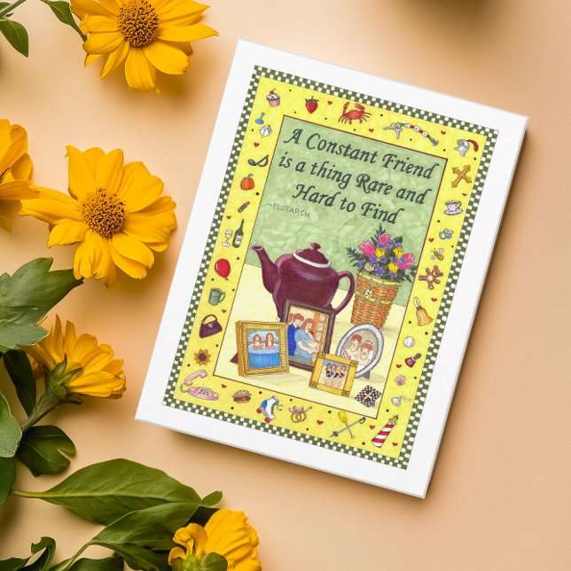 Postal Inspiradora de amistad constante (Subido por el creador)