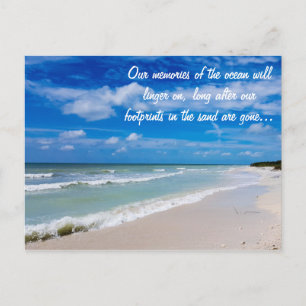 postal inspiradora de Florida Beach
