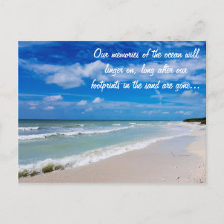 postal inspiradora de Florida Beach