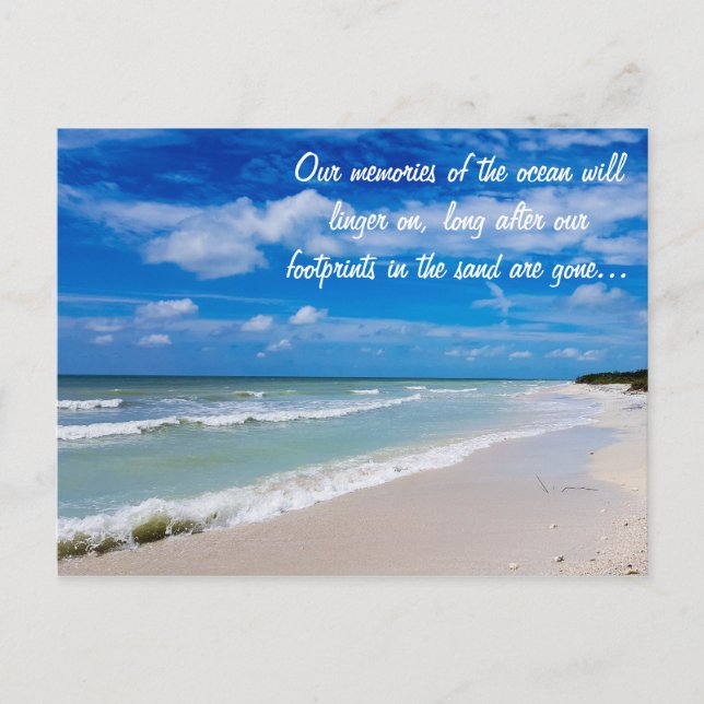 postal inspiradora de Florida Beach (Anverso)