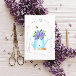Postal Inspiradora de Lilac Wateringcan