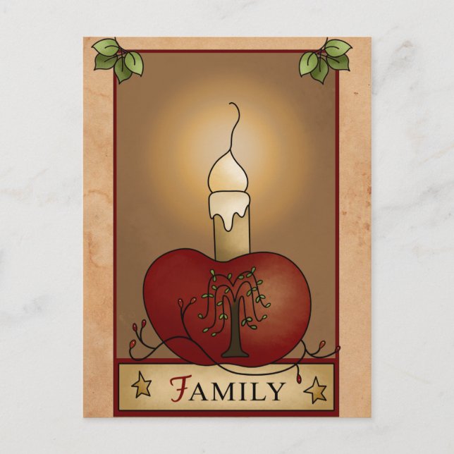 Postal Inspiradora de país reducido (Anverso)