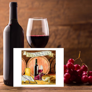 Postal Inspiradora de un cuerpo de pan