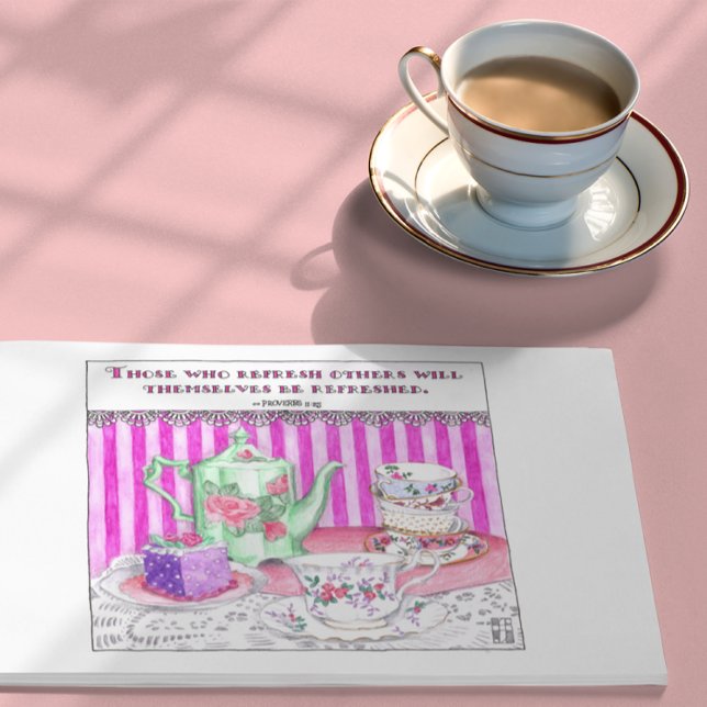 Postal Inspiradora del Fiesta del té (Subido por el creador)