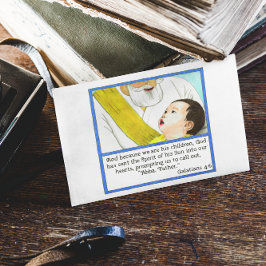 Postal Inspiradora del padre Abba