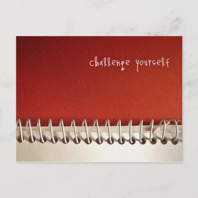 Postal inspiradora: Desafíjate (Anverso)