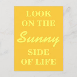 Postal inspiradora: mira el lado soleado