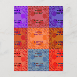 Postal Inspiradores tienen un buen día de texto pop revis