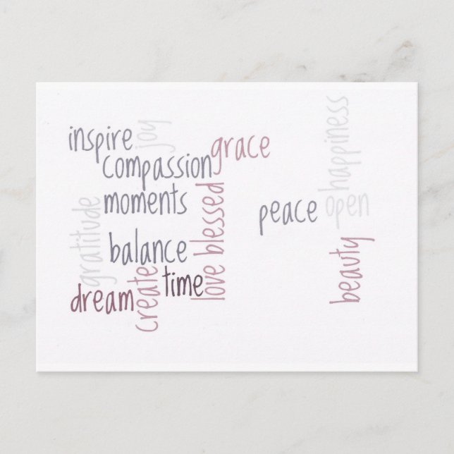 Postal Inspirar compasión (Anverso)