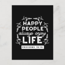 Inspirational Christian Quote from Proverbs 15:15