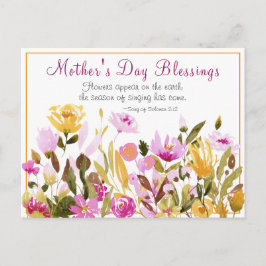Postal Inspirational Mother's Day Flower Garden Bible