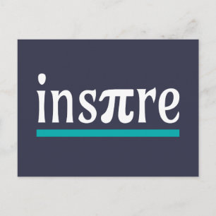 Postal Inspire Math Pun Funny Inspirador