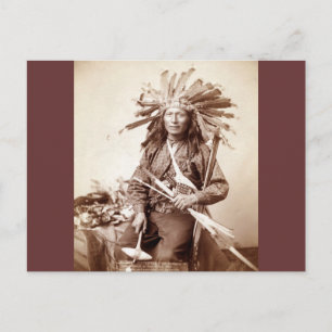 Postal Instigador de la revuelta india, 1890