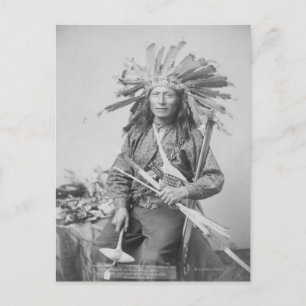 Postal Instigador de la revuelta india en Pine