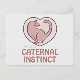 Postal Instinto caternal
