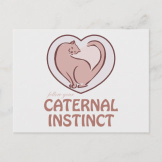 Postal Instinto caternal