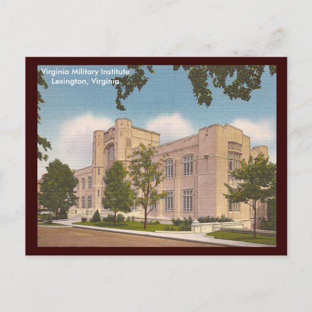 Postal Instituto Militar de Virginia (Anverso)