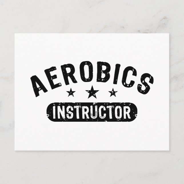 Postal Instructor de Aerobic (Anverso)