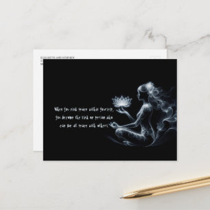 Postal Instructor de Yoga Lotus Meditation Pose GIGHT Mis